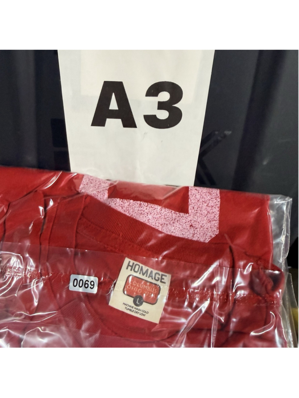 Homage Ohio State Buckeyes Shirt Mens Large Red Buckeye Power Soft Tri-Blend - Picture 6 of 6
